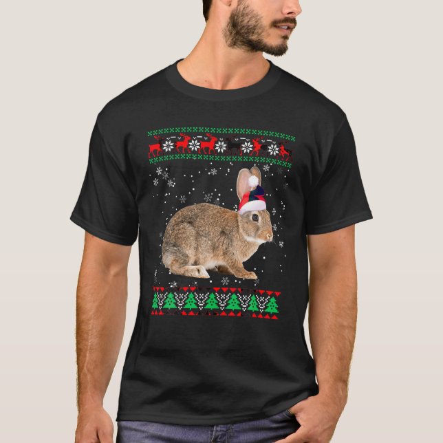 Camiseta Nochebuena de Bunny Animal Lover coincidiendo con  (Anverso)