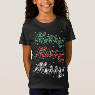 Camiseta Nochebuena de navidad de ferry con copo de nieve