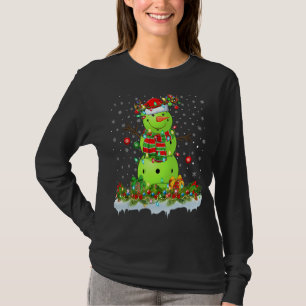 Camiseta Nochebuena de pelota de futbol divertido bola de n