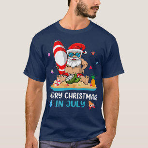 Camiseta Nochebuena de verano en Hawái Nochebuena navideña