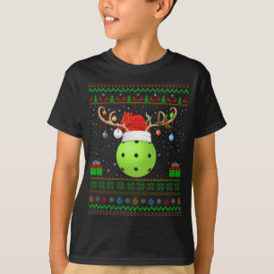 Camiseta Nochebuena divertida encendiendo a Santa Hat Pickl