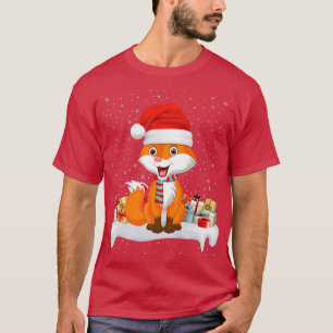 Camiseta Nochebuena divertida encendiendo renos Santa Hat p