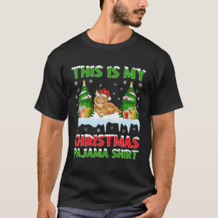 Camiseta Nochebuena divertida Santa Esto Es Mi Navidad Prin