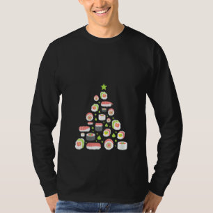 Camiseta Nochebuena: Navidad en sushi japonés