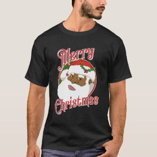 Camiseta Nochebuena navideña africana Papá Noel