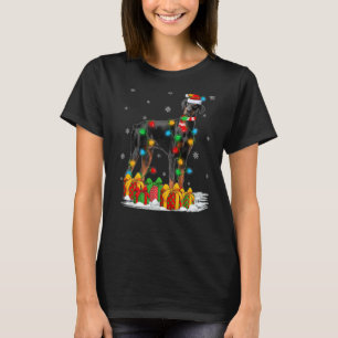 Camiseta Nochebuena Santa Doberman Pinscher