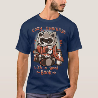 Camiseta Noches acogedoras con un buen libro