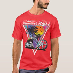Camiseta Noches calientes de verano 80 Motor Retro Vintage