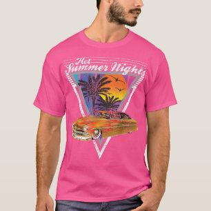 Camiseta Noches calientes de verano 80 Plomo retro de cosec
