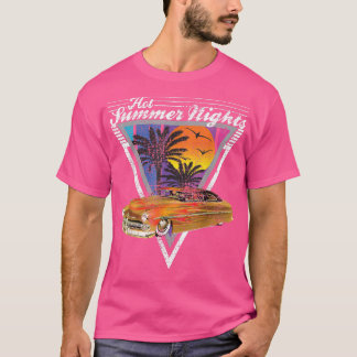 Camiseta Noches calientes de verano 80 Plomo retro de cosec