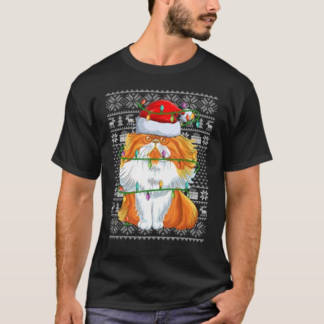 Camiseta Noches con estilo dulce que iluminan el gato C de  (Anverso)