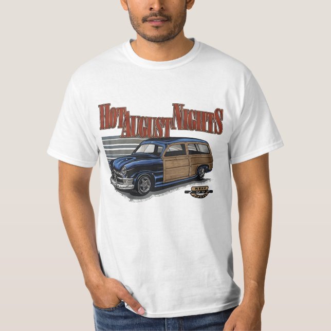 Camiseta noches de agosto calientes (Anverso)