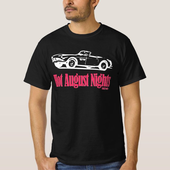Camiseta noches de agosto calurosas (Anverso)