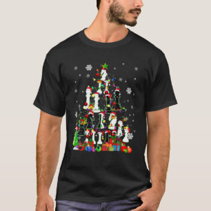 Camiseta Noches de ajedrez navideñas iluminan Santa Ches