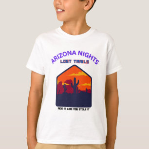 Camiseta NOCHES DE ARIZONA PERDIDAS TRAYECTOS Diseño de tip