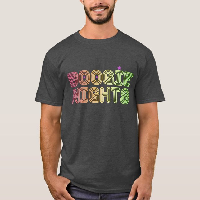 Camiseta Noches de Boogie Película Retro Dirk Diggler Vinta (Anverso)