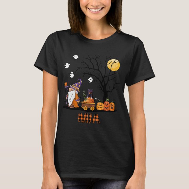Camiseta Noches de calabaza de amor regalo de halloween par (Anverso)