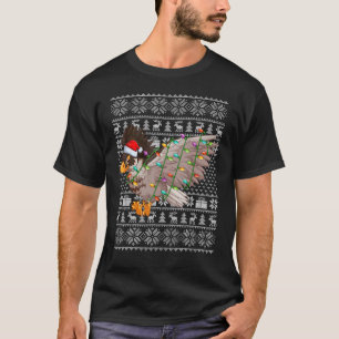 Camiseta Noches de estilo dulce feo alumbran pájaro de Sant