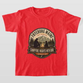 Camiseta Noches de fogata del Día del Padre en Fryeburg Mai