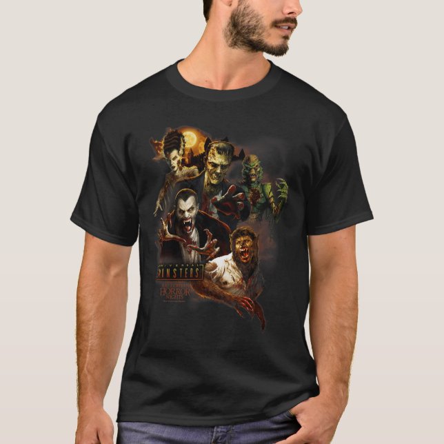 Camiseta Noches de horror de Halloween Monstruos universale (Anverso)