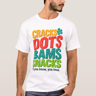 Camiseta Noches de juego de Mahjong divertido con grietas p