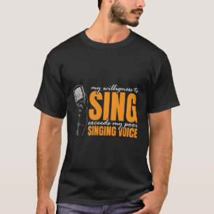 Camiseta Noches de karaoke de cantante de karaoke
