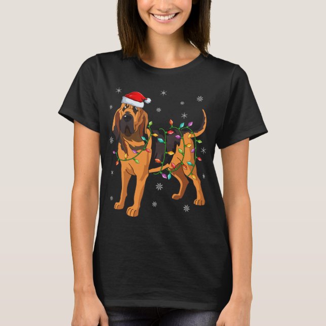 Camiseta Noches de perro sangriento iluminan santo (Anverso)
