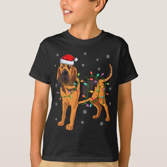 Camiseta Noches de perro sangriento iluminan santo (Anverso)