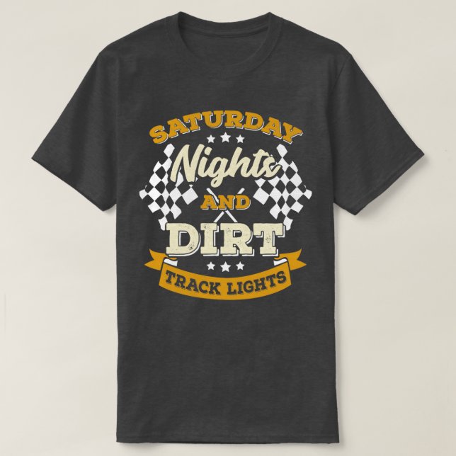 Camiseta Noches De Sábado Y Luces De La Pista Sucia (Diseño del anverso)