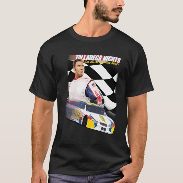 Camiseta Noches de Talladega, Poster de cine (Anverso)