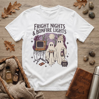 Camiseta Noches de terror y luces de hoguera Fantasmas de H