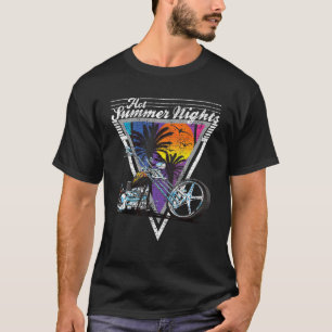 Camiseta Noches de verano de los 80, un moto retro de cosec