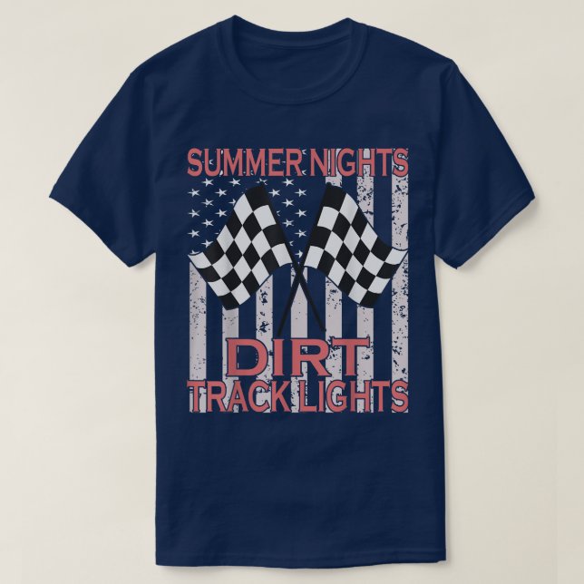 Camiseta Noches De Verano Y Luces De Vía Sucia Carreras Tr (Diseño del anverso)