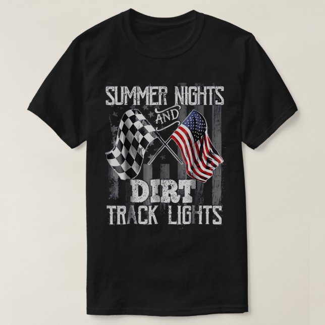 Camiseta Noches De Verano Y Luces Sucias De Pista Rac De Au (Diseño del anverso)
