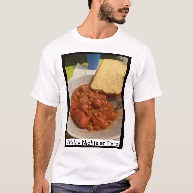 CAMISETA NOCHES DE VIERNES EN TOM (Anverso)