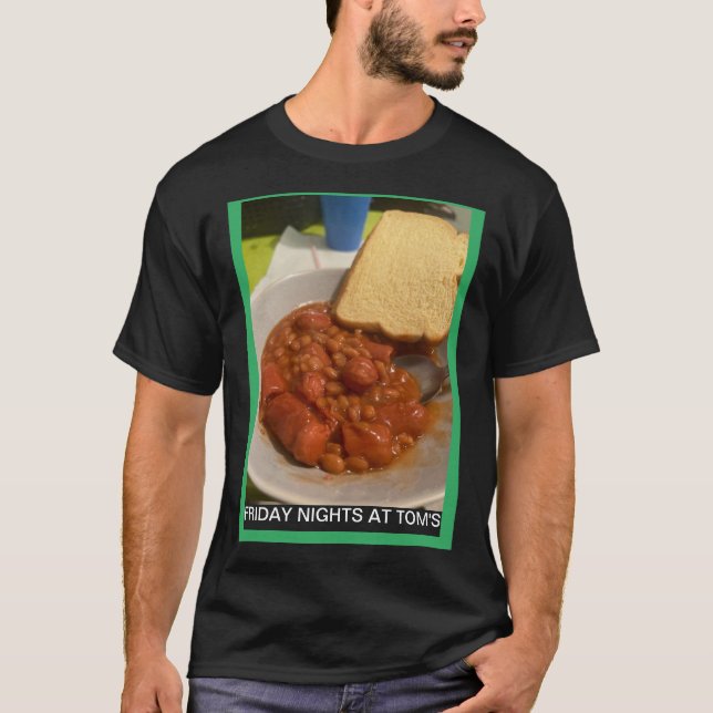 CAMISETA NOCHES DE VIERNES EN TOM (Anverso)