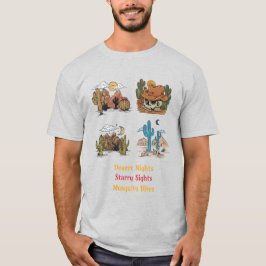 Camiseta Noches del Desierto, Vistas Estrelladas, Picaduras