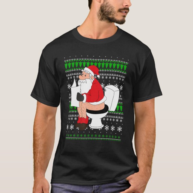 Camiseta Noches divertidas de Santa Toilet (Anverso)