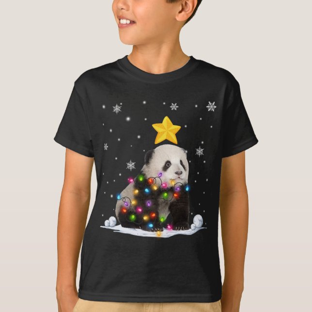 Camiseta Noches divertidas Panda Bear Animales Aman Árbol d (Anverso)
