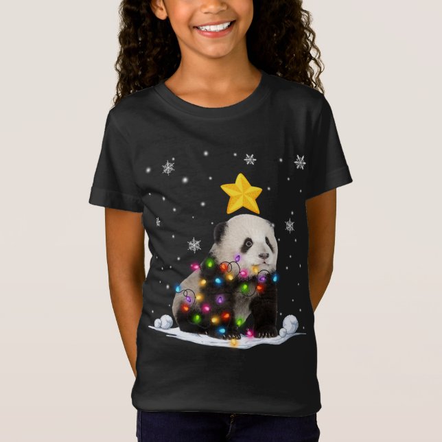 Camiseta Noches divertidas Panda Bear Animales Aman Árbol d (Anverso)