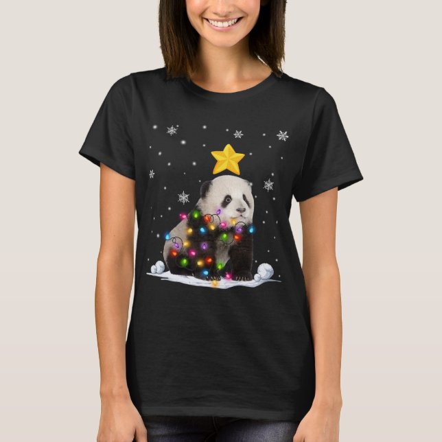 Camiseta Noches divertidas Panda Bear Animales Aman Árbol d (Anverso)