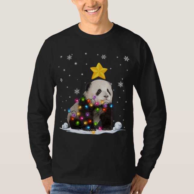 Camiseta Noches divertidas Panda Bear Animales Aman Árbol d (Anverso)