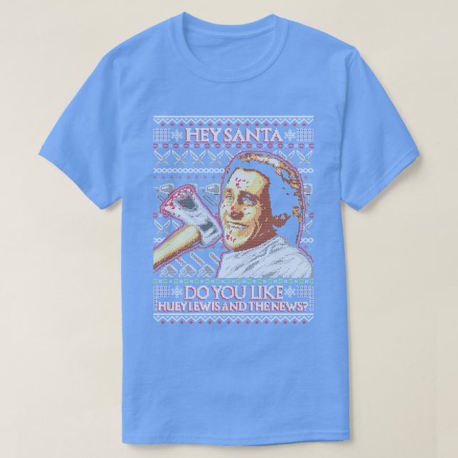 Camiseta Noches estadounidenses de Santa Ugly (Diseño del anverso)