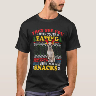 Camiseta Noches Fea De Chihuahua Que Ven Que Estás Comiendo