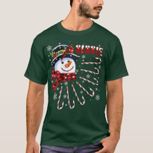 Camiseta Noches graciosas Navidades de Nannie con Candy C