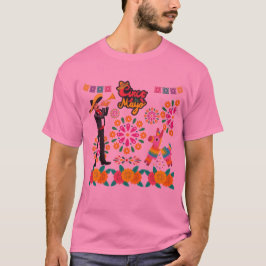 Camiseta Noches mágicas de mariachi rosa
