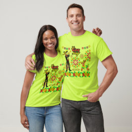 Camiseta Noches mágicas de mariachi verde pálido