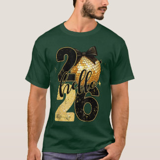 Camiseta Nochevieja 2026 para mujeres hombres mamá feliz añ