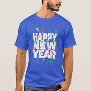 Camiseta Nochevieja Fiesta de Año Nuevo Feliz Año Nuevo 2