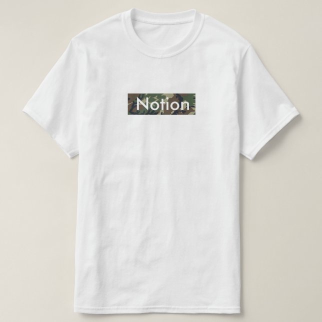 Camiseta Noción (Diseño del anverso)
